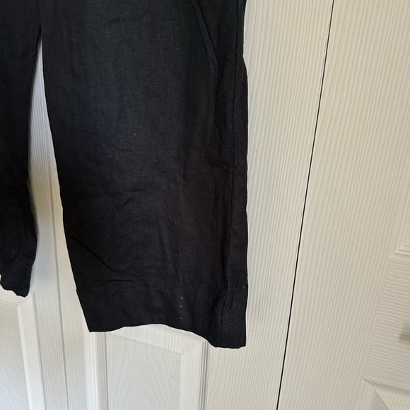 Banana Republic Linen Elegant Black Women's Pants - Picture 6 of 9